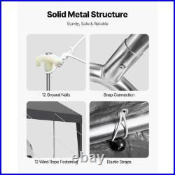 10' x 20' Portable Heavy Duty Canopy Garage Tent Car Carport Shelter Steel Frame