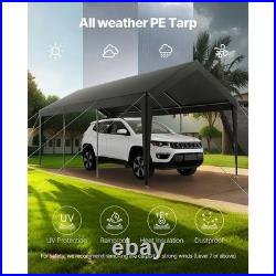 10' x 20' Portable Heavy Duty Canopy Garage Tent Car Carport Shelter Steel Frame