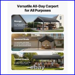 10' x 20' Portable Heavy Duty Canopy Garage Tent Car Carport Shelter Steel Frame
