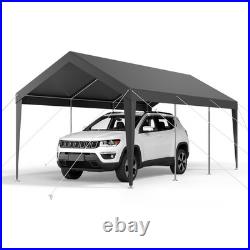 10' x 20' Portable Heavy Duty Canopy Garage Tent Car Carport Shelter Steel Frame
