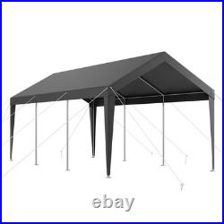 10' x 20' Portable Heavy Duty Canopy Garage Tent Car Carport Shelter Steel Frame