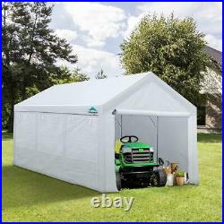 10 x 20 ft Heavy Duty Carport Car Canopy Garage Shelter Party Tent Adjustable