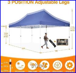 10 x 20 ft Heavy Duty Carport Car Canopy Garage Shelter Party Tent Adjustable US