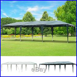 10' x 30' Gazebo Canopy Cover Party Tent with Removable Mesh Side Walls Patio