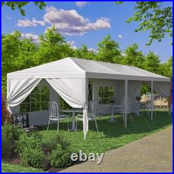 10 x 30 Outdoor Canopy, Gazebo with 8 Removable Sidewalls, Outside Waterproof