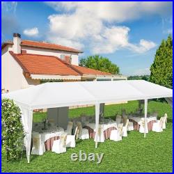 10 x 30 Outdoor Canopy, Gazebo with 8 Removable Sidewalls, Outside Waterproof