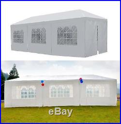 10' x 30' Outdoor Canopy Tent Wedding Party Tent with 8 Walls Heavy Duty Gazebo