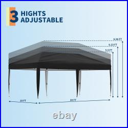 10'x10' / 10'x20' Pop up Canopy Party Tent Outdoor Waterproof Commercial Gazebo