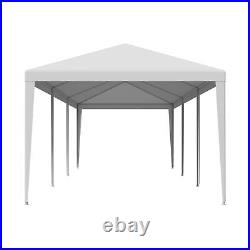 10'x10'/20'/30' Outdoor Gazebo White Canopy Party Wedding Tent with Sidewalls