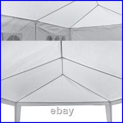 10'x10'/20'/30' Wedding Party Patio Gazebo Tent Canopy Tent Pavilion Event White