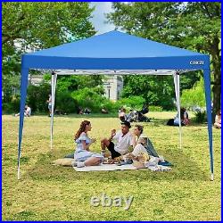 10'x10' Anti-UV Outdoor Tent Pop UP Canopy Folding Gazebo Shelter with 4 Sandbags