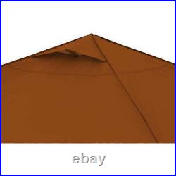 10'x10' Canopy Pop Up Gazebo Sun Shade Outdoor Instant Party Tent Camping Brown