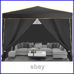 10'x10' Commercial Pop UP Canopy Party Tent Folding Waterproof Gazebo Heavy Duty