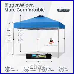 10'x10' Commercial Pop UP Canopy Party Tent Folding Waterproof Gazebo Heavy Duty
