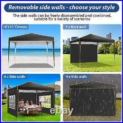 10'x10' Commercial Pop UP Canopy Party Tent Folding Waterproof Gazebo Heavy Duty