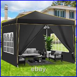 10'x10' Commercial Pop UP Canopy Party Tent Folding Waterproof Gazebo Heavy Duty