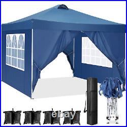10'x10' Commercial Pop-UP Canopy Party Tent Folding Waterproof Gazebo with Sandbag