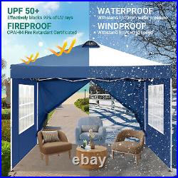 10'x10' Commercial Pop-UP Canopy Party Tent Folding Waterproof Gazebo with Sandbag