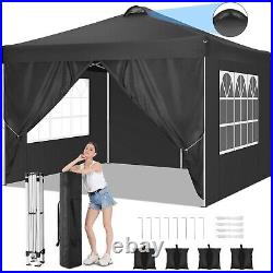 10'x10' Commercial Pop UP Canopy Tent Outdoor Folding Gazebo Wedding Party Tent#