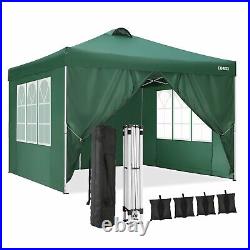 10'x10' EZ Pop UP Canopy Folding Waterproof Party Gazebo Event Instant Tent U. S
