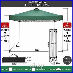 10'x10' EZ Pop UP Canopy Folding Waterproof Party Gazebo Event Instant Tent U. S