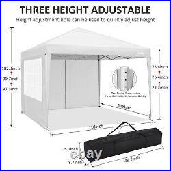 10'x10' EZ Pop UP Canopy Outdoor Folding Gazebo Wedding Party Tent Anti-UV USA