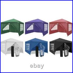 10'x10' EZ Pop UP Party Tent Outdoor Canopy Folding Gazebo Wedding Oxford Canopy