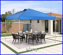 10'x10' EZ Pop Up Gazebo Canopy Outdoor Wedding Party Tent with Storage Bag Blue