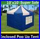 10-x10-Enclosed-Pop-Up-Canopy-Party-Folding-Tent-Gazebo-Blue-White-E-Model-01-ipi