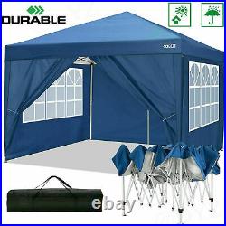 10'x10' Heavy Duty Canopy Waterproof Wedding Party Tent Gazebo with 4 Side Walls
