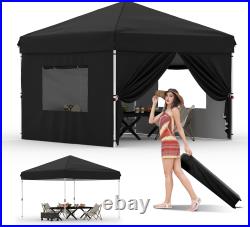 10'x10' Heavy Duty Pop Up Canopy Tent Outdoor Camping Gazebo with Carry Bag