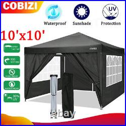 10'x10' Outdoor Canopy Tent, Pop Up Canopy and Gazebo Portable Party\4-Sidewalls