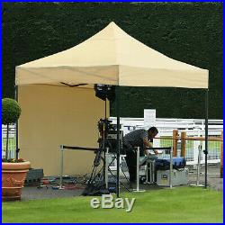 10 x10 Outdoor Canopy Tent with Walls, Heavy Duty Canopies with Wheeled Bag, Beige