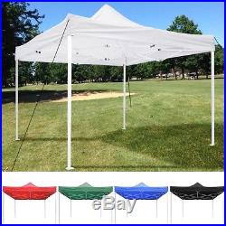10'x10' Outdoor EZ Pop Up Wedding Party Canopy Commercial Tent Sun Shade Shelter