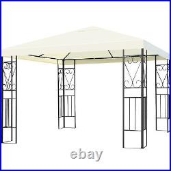 10'x10' Patio Gazebo Canopy Tent Steel Frame Shelter Patio Party Awning