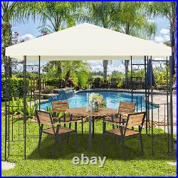 10'x10' Patio Gazebo Canopy Tent Steel Frame Shelter Patio Party Awning