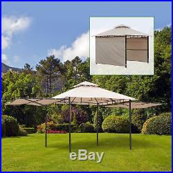 10'x10' Patio Gazebo Outdoor Garden Canopy Tent Sun Shade Shelter with Extension