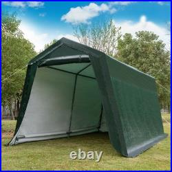 10'x10' Patio Tent Carport Storage Shelter Shed Car Canopy Heavy Duty Green