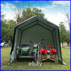10'x10' Patio Tent Carport Storage Shelter Shed Car Canopy Heavy Duty Green