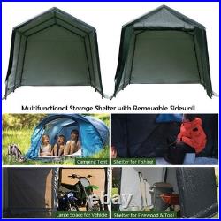 10'x10' Patio Tent Carport Storage Shelter Shed Car Canopy Heavy Duty Green