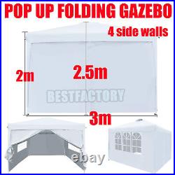 10'x10' Pop UP Wedding Party Tent Waterproof Gazebo Canopy Heavy Duty Outdoor US