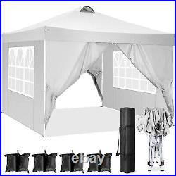 10'x10' Pop-Up Canopy Commercial Instant Gazebo Canopy Folding Wedding Party #US