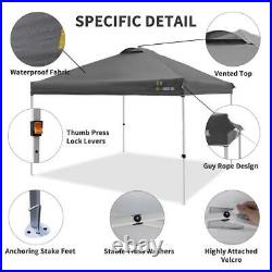 10'x10' Pop Up Canopy Folding Ez Up Outdoor Canopies Tent with Roller Bag