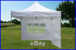 10'x10' Pop Up Canopy Party Tent EZ White F Model Upgraded Frame