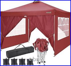 10'x10' Pop Up Canopy Portable Commercial Instant Shelter Outdoor Party Gazebo