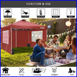 10'x10' Pop Up Canopy Portable Commercial Instant Shelter Outdoor Party Gazebo