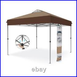 10'x10' Pop Up Canopy Tent Outdoor Folding Gazebo Party Tent Adjustable Height