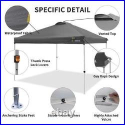 10'x10' Pop Up Folding Instant Tent with Roller Bag 4 Sand Bags Outdoor Canopy