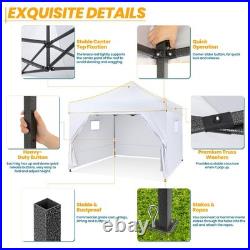 10'x10' Pop up Canopy Outdoor Heavy Duty Party Tent Commercial Waterproof Gazebo