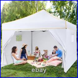 10'x10' Pop up Canopy Outdoor Heavy Duty Party Tent Commercial Waterproof Gazebo